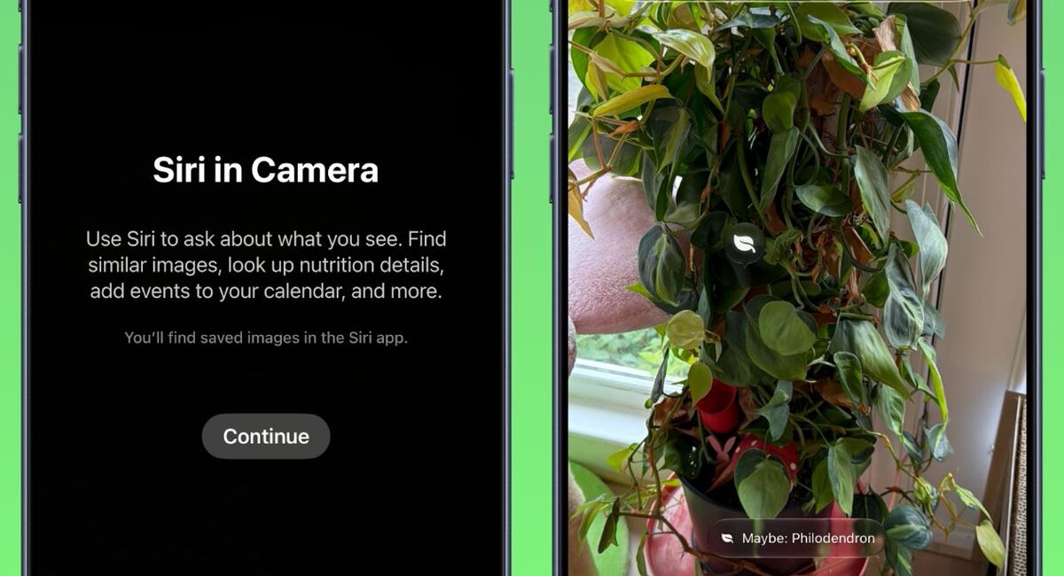 Apple iOS 27 Siri camera mode product interface