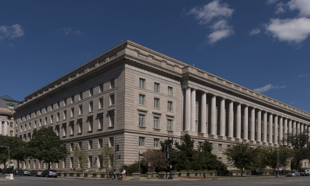 Internal Revenue Service Building in Washington DC