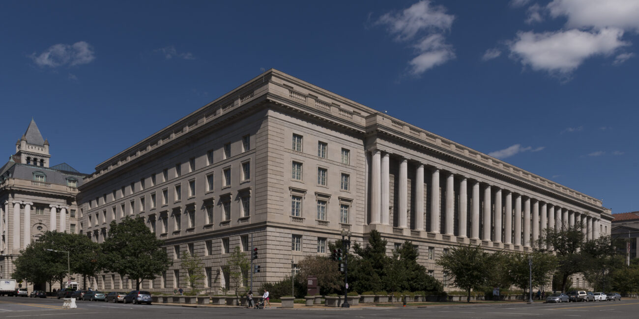 Internal Revenue Service Building in Washington DC
