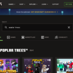 Minecraft official site results for Poplar Trees guide