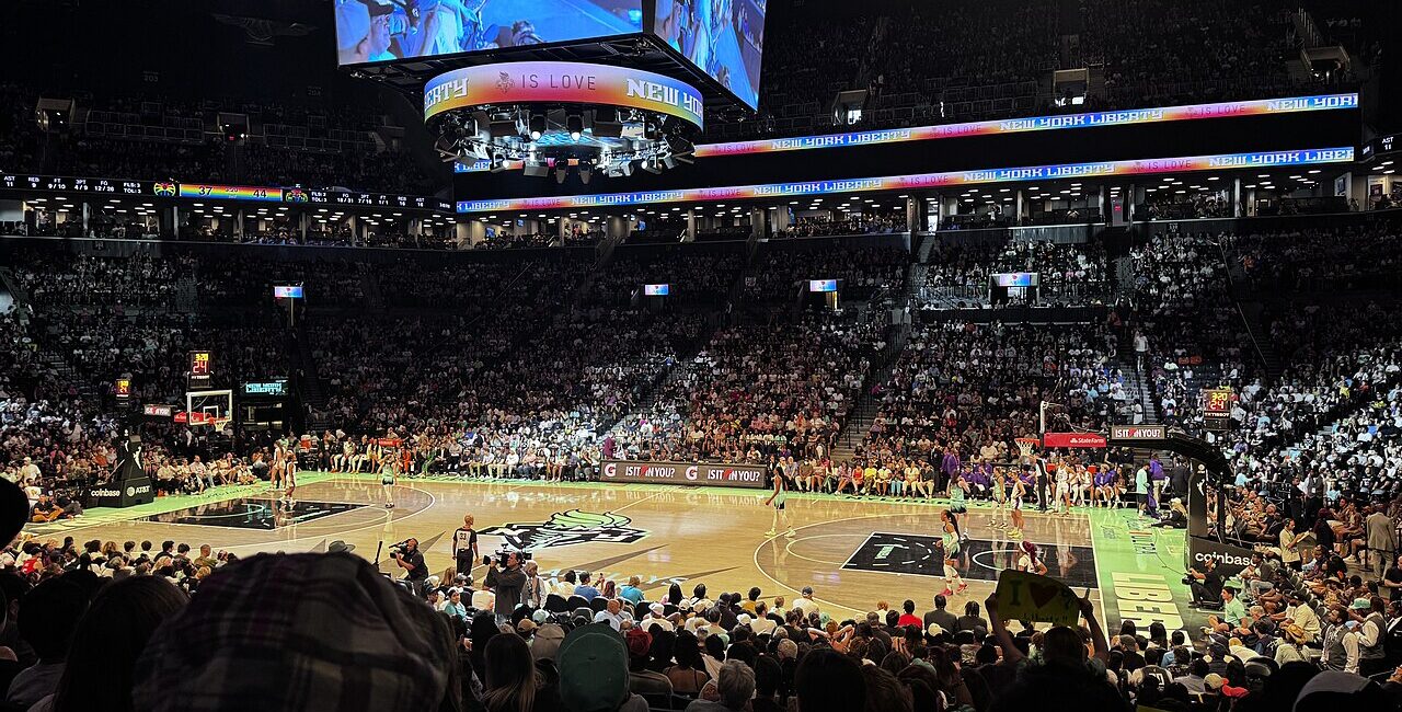 New York Liberty basketball game at Barclays Center, Brooklyn, where the team hosts Atlanta Dream on October 9 2026
