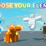 Elemental Magic Arena Roblox gameplay artwork for October 2026 codes guide