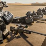 Warfare Tycoon Roblox official game thumbnail showing military base combat