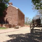 Winsor Castle historic sandstone fort at Pipe Spring National Monument in Arizona