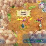 Authentic Pokemon Mystery Dungeon Rescue Team DX Nintendo Switch gameplay showing a Pokemon rescue team in a dungeon