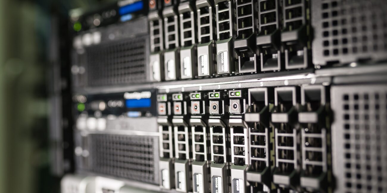 Modern server rack representing Reflection AI Beam model infrastructure