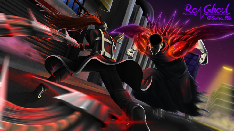 Ro-Ghoul screenshot from the game's official Roblox experience