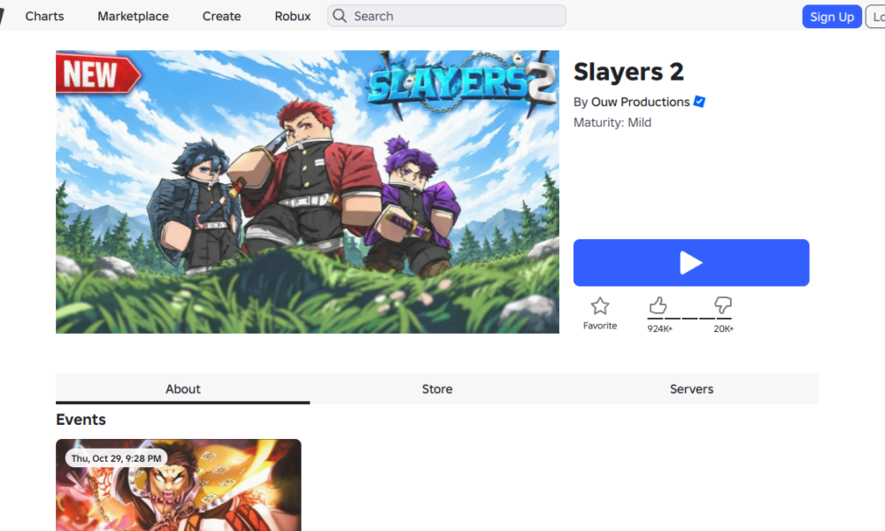 Slayers 2 Roblox game artwork for the October 2026 codes guide