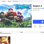 Slayers 2 Roblox gameplay artwork for Slayer, Evil Spirit and mobile controls guide