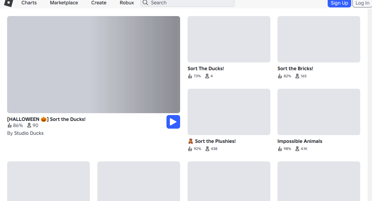 Sort the Ducks Roblox game artwork for shelves, upgrades and secret eggs guide
