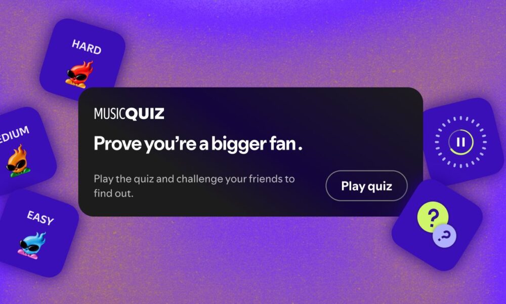 Spotify Music Quiz feature artwork