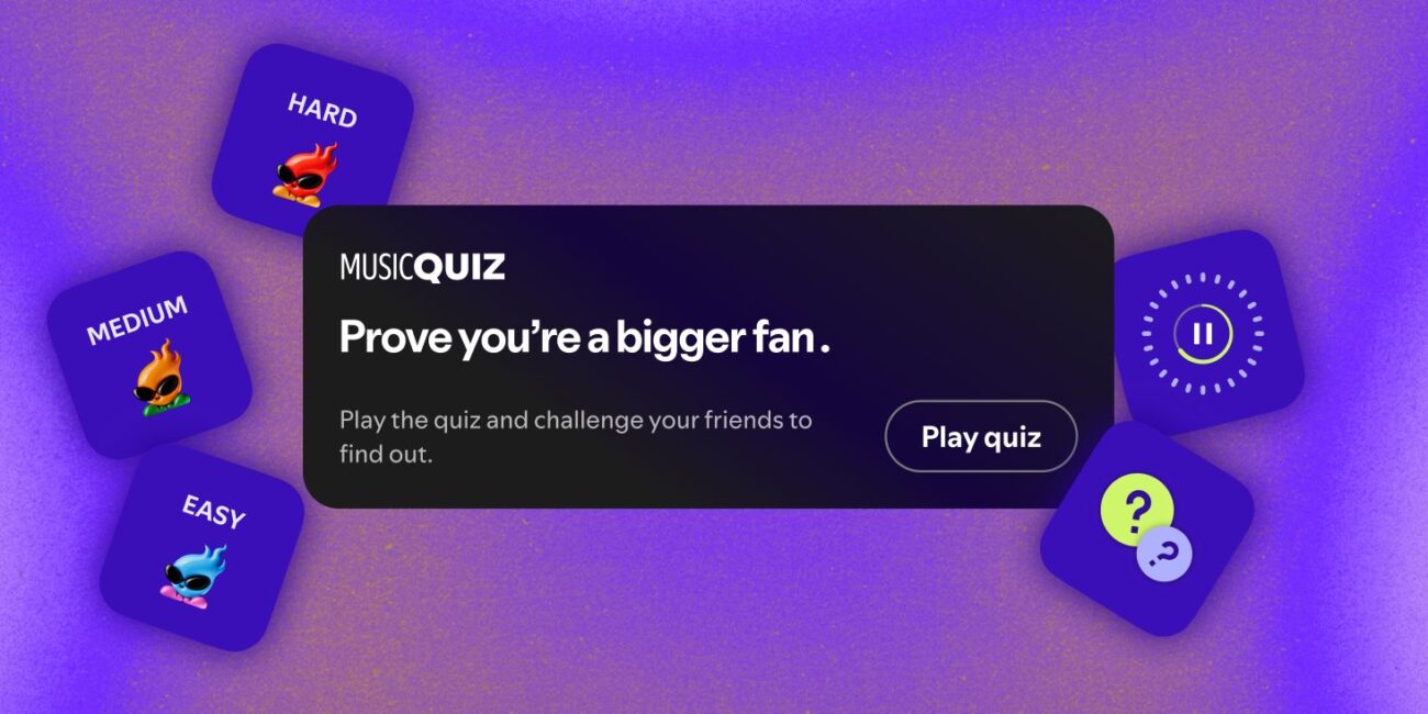 Spotify Music Quiz feature artwork