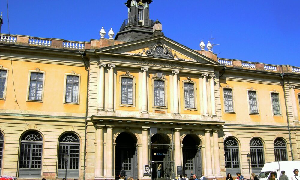 Börshuset in Stockholm, home of the Swedish Academy which announces the Nobel Prize in Literature