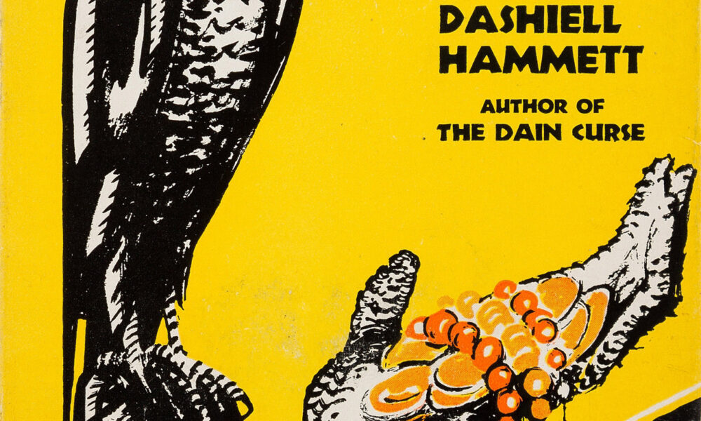 Original 1930 first-edition cover of The Maltese Falcon by Dashiell Hammett, a book in the U.S. public domain since January 1 2026