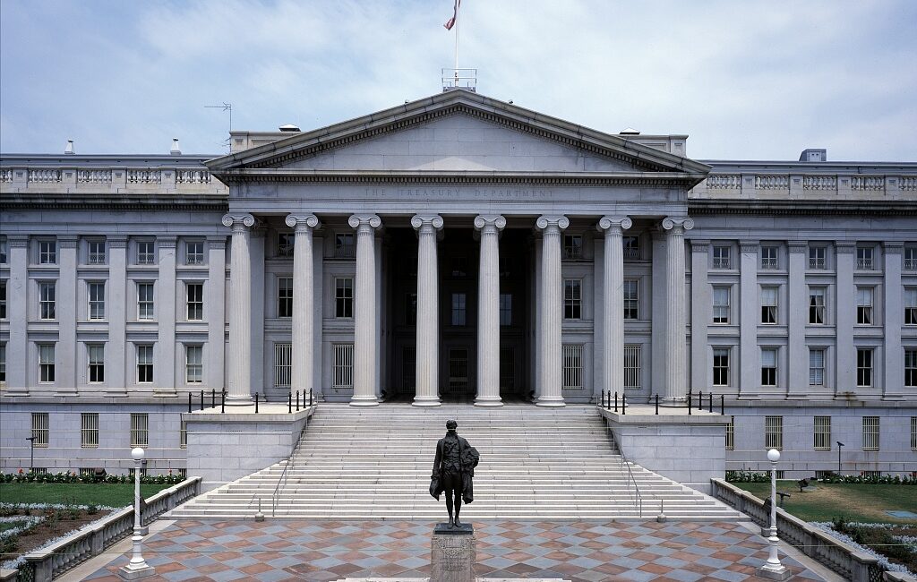 U.S. Treasury Building in Washington, D.C.