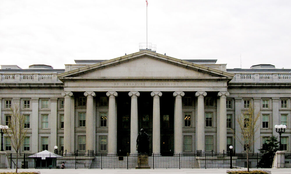 U.S. Treasury Building in Washington, D.C.