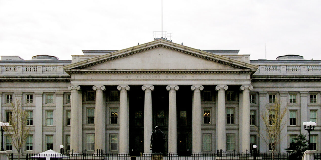 U.S. Treasury Building in Washington, D.C.