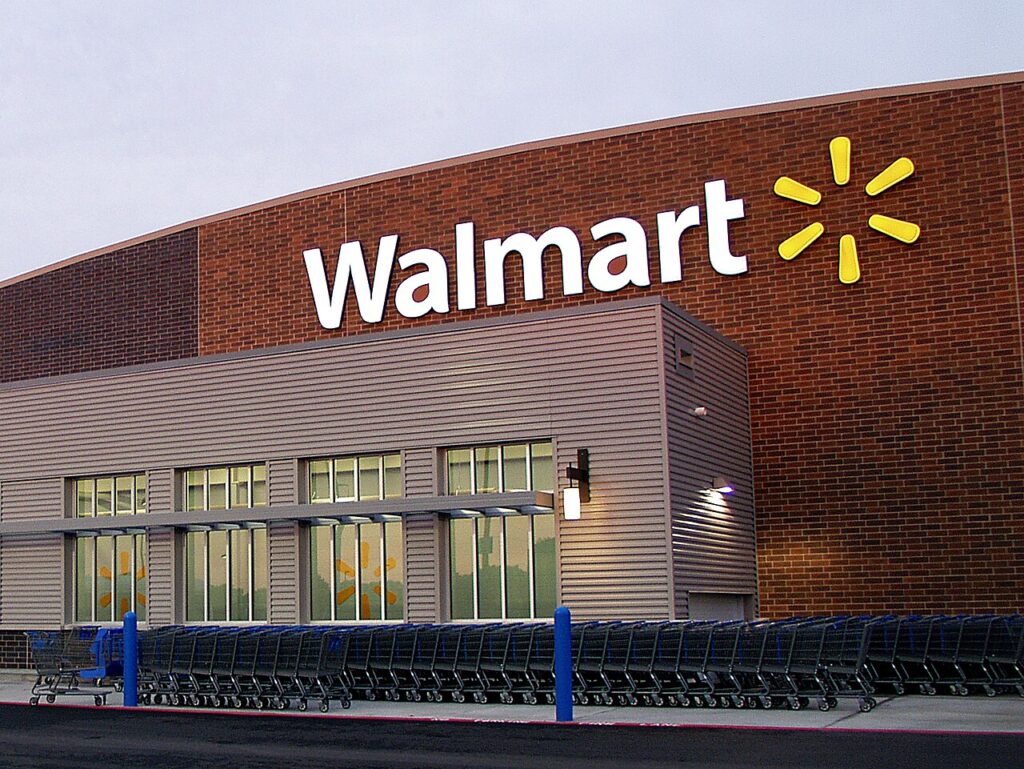 Walmart store exterior for October 2026 Deals event coverage