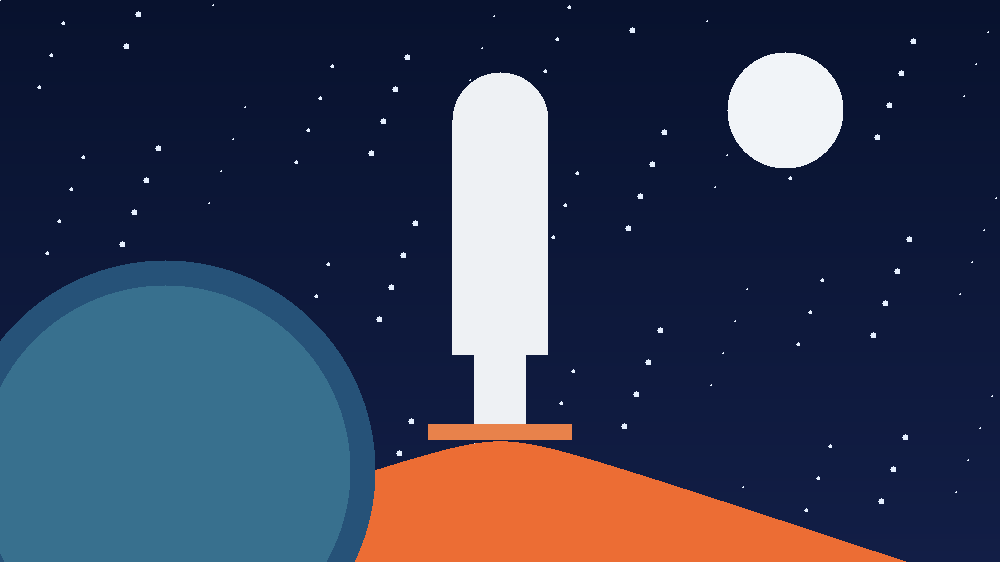 Original illustration of a rocket launch during World Space Week 2026